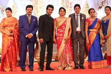 Hero Aadi Wedding Reception Photos